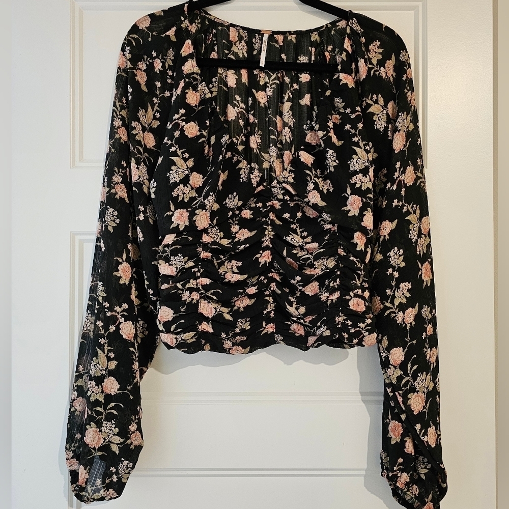 Free People New Final Rose Blouse sz medium